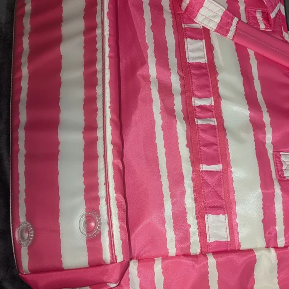 Lug Pink and White Striped Women's Bag - Picture 4 of 4